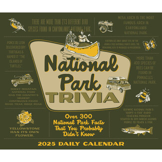 Willow Creek Calendario a strappo del Parco Nazionale (Trivia) 2025 in scatola