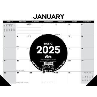 Willow Creek Calendario base da tavolo 2025