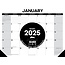 Basic Desk Pad Kalender 2025