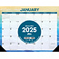 Strand Desk Pad - Bureau Kalender 2025