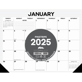 Willow Creek Calendario da tavolo a righe 2025