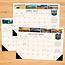 National Parks Desk Pad Calendar 2025 Narrow