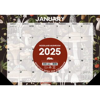 Willow Creek Setas del bosque Calendario 2025 Estrecho