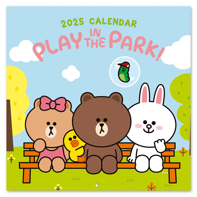 Line Friends Calendar 2025