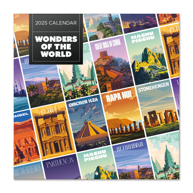 World Wonders Calendar 2025