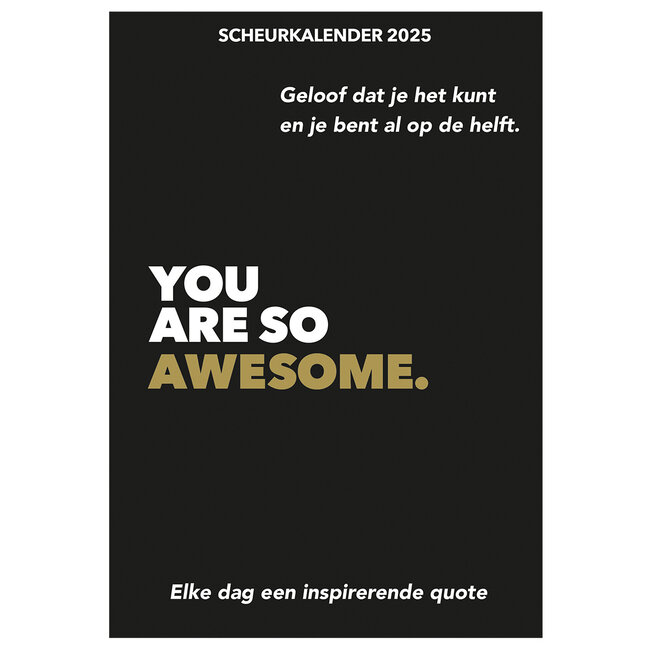You are so Awesome calendrier détachable 2025