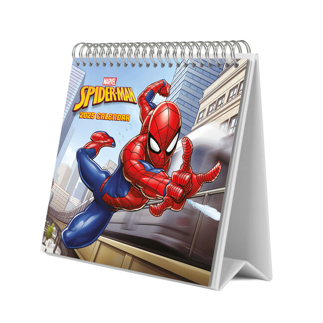 Grupo Spiderman Desk Calendar 2025