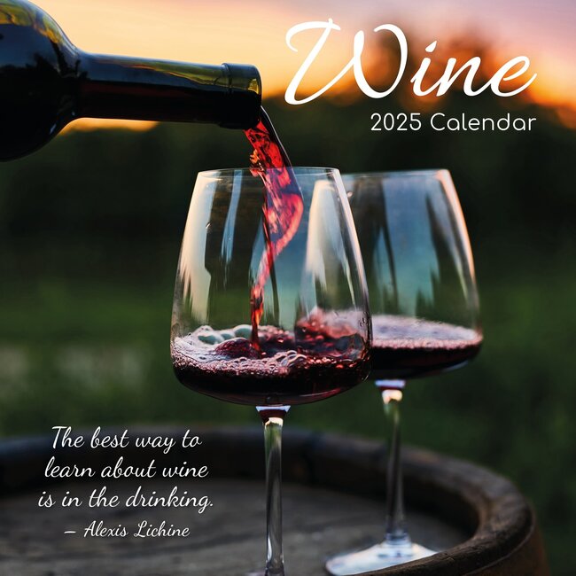 The Gifted Stationary Wine Calendar 2025