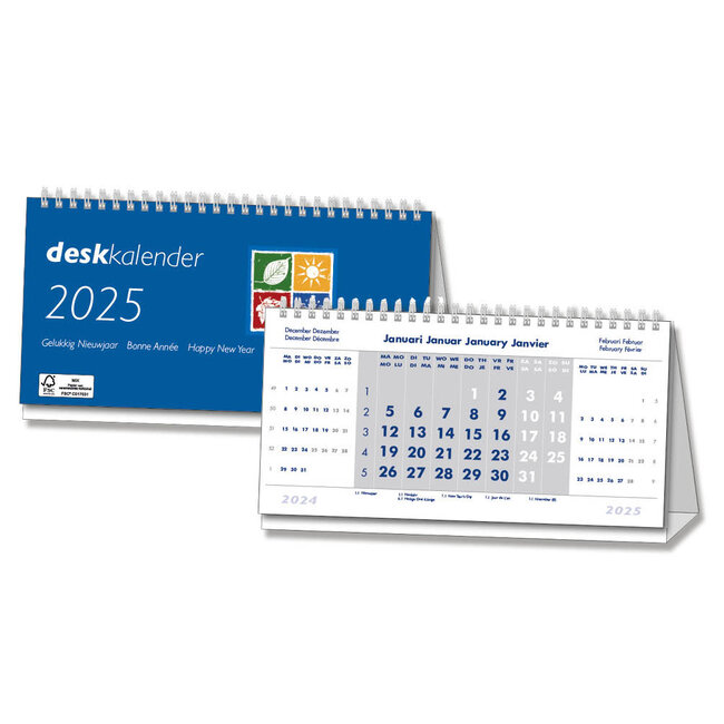 Desk calendar 2025