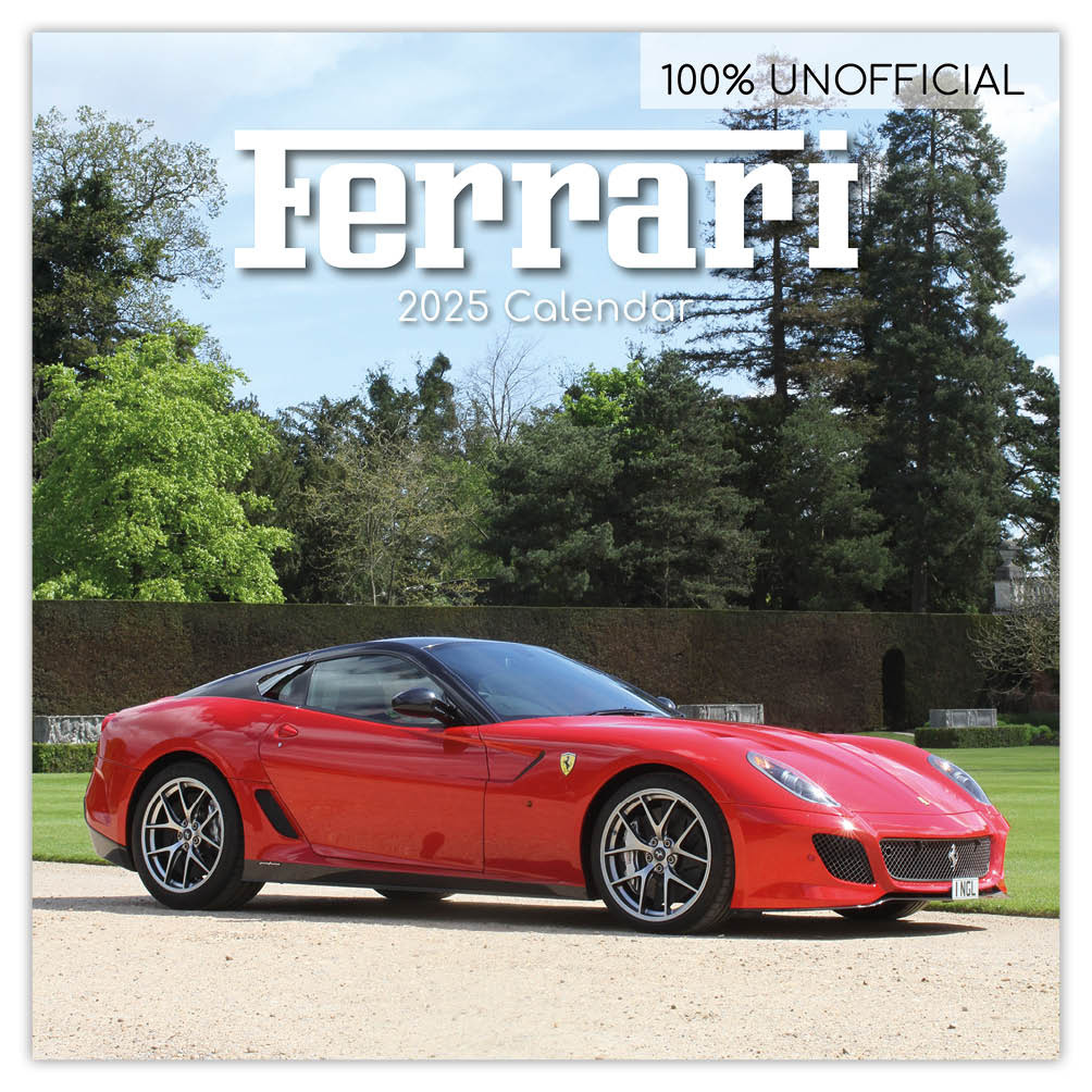 フェラーリ カレンダー 2025 あつい 卓上 Ferrari