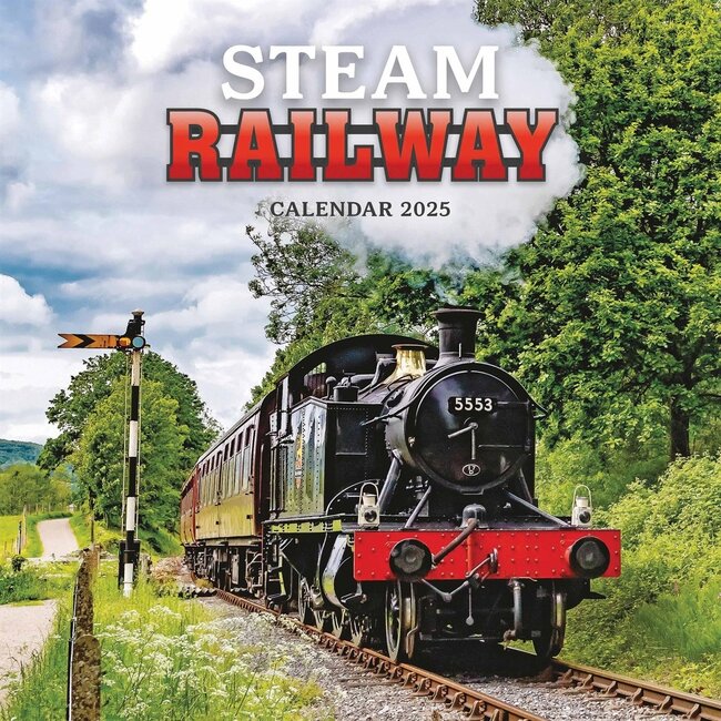 CarouselCalendars Steam Railways Kalender 2025