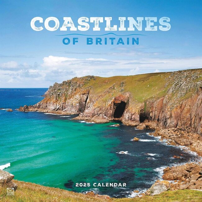 CarouselCalendars Coastlines of Britain Calendar 2025