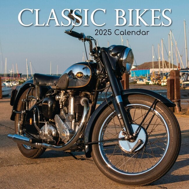 The Gifted Stationary Classic Bikes Calendar 2025