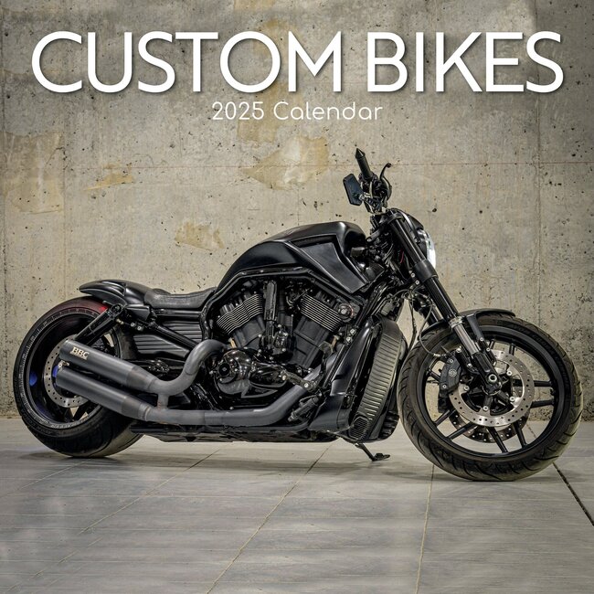 The Gifted Stationary Calendrier Custom Bikes 2025