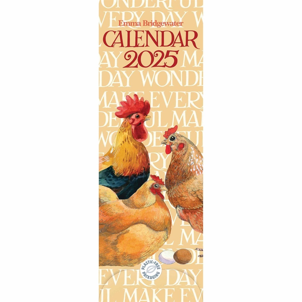 Emma Bridgewater Calendario Gallinas 2025 Slimline Comprar Pedir