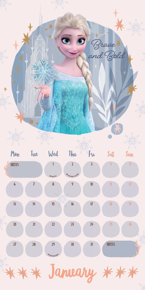 Buying Frozen Calendar 2025 simply order online