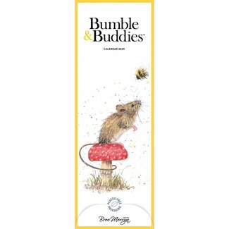 CarouselCalendars Bree Merryn, Calendario sottile Bumble and Buddies 2025