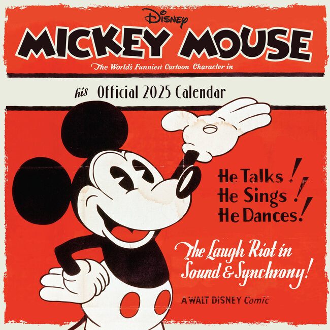 Danilo Calendrier classique Mickey Mouse 2025