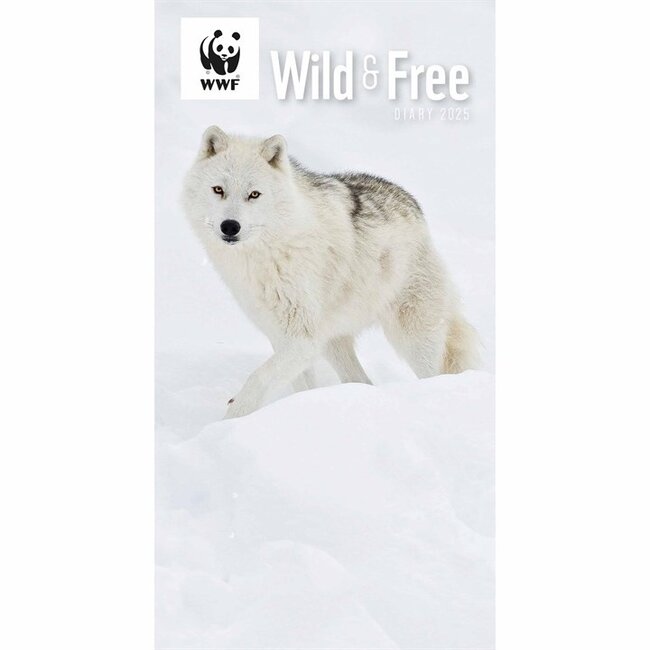 CarouselCalendars WWF Wild and Free Pocket Agenda 2025