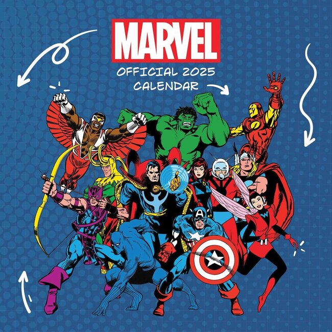 Calendario Marvel Comics 2025