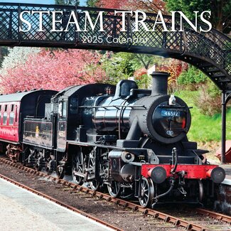 The Gifted Stationary Steam Trains Calendar 2025