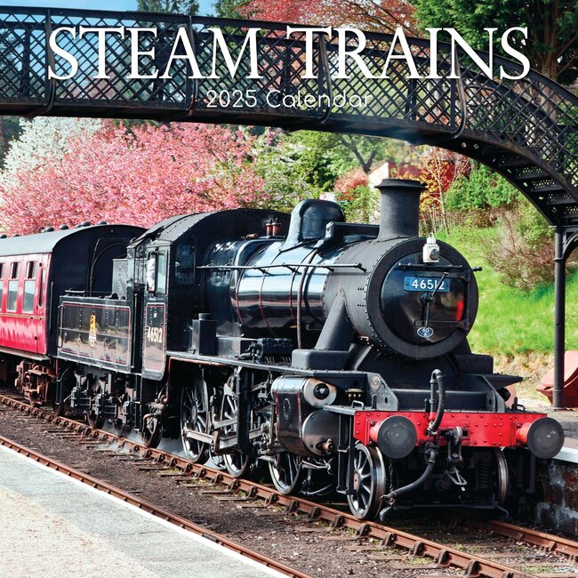 The Gifted Stationary Steam Trains Calendar 2025