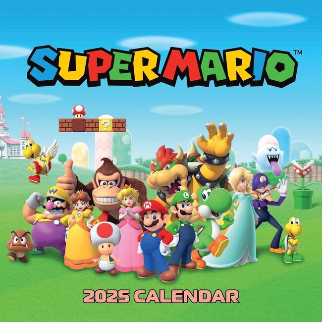 Super Mario Calendar 2025