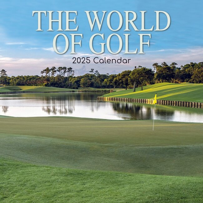 The Gifted Stationary The World of Golf Calendar 2025