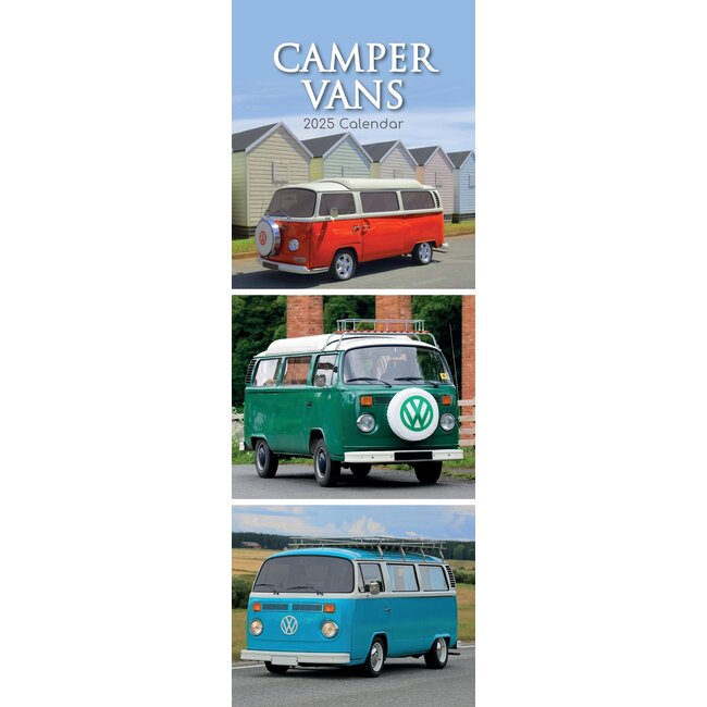 The Gifted Stationary Calendrier Volkswagen pour camping-cars 2025 Slimline