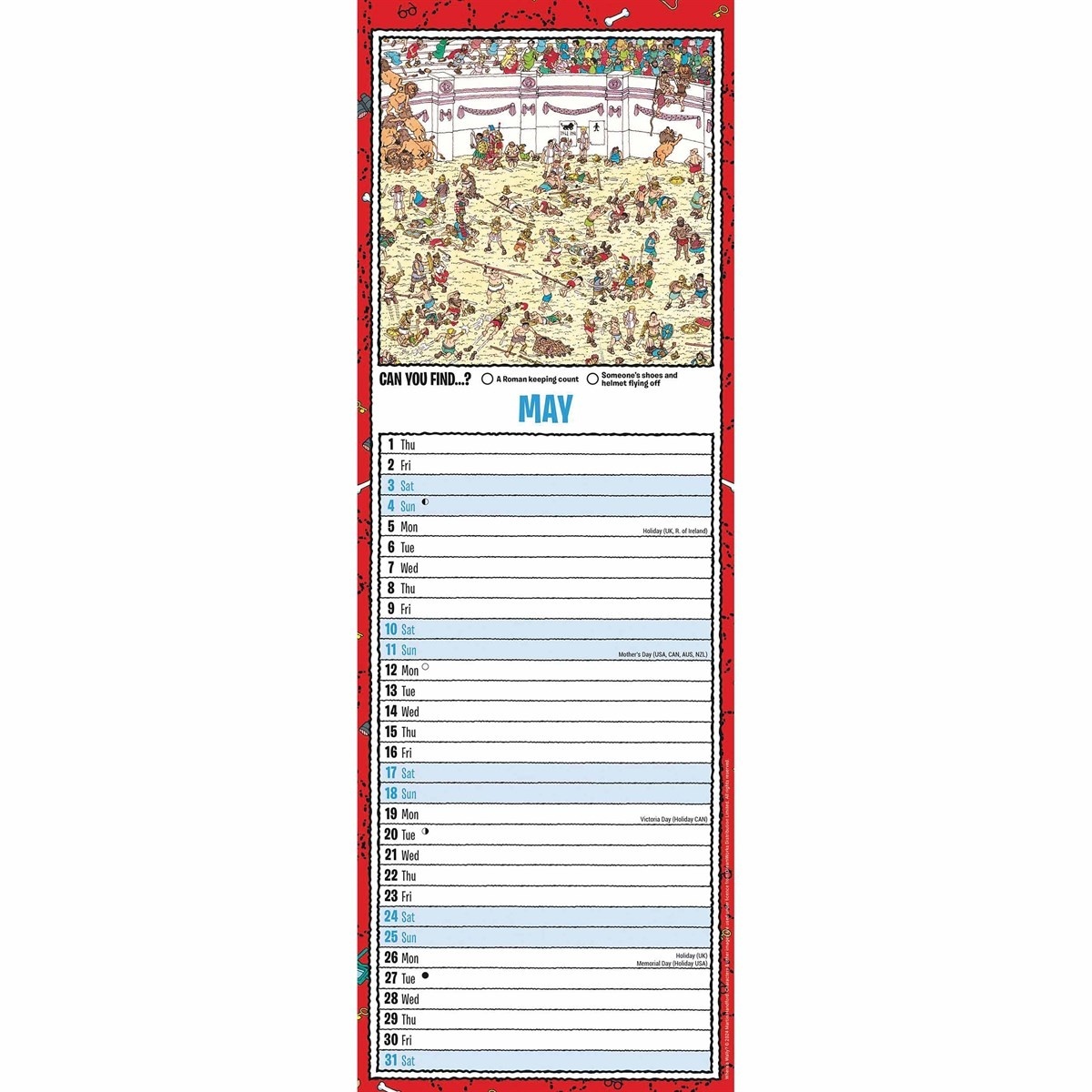 Buying Where's Wally Calendar 2025 Slimline simply order online