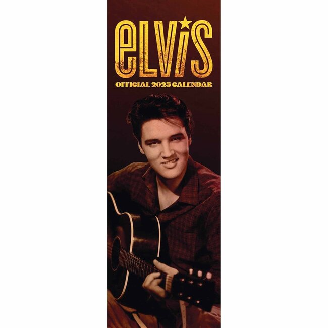 Calendario Elvis Presley 2025 Slimline