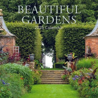 The Gifted Stationary Beautiful Gardens Calendar 2025