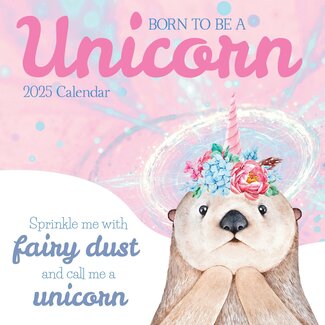 The Gifted Stationary Born to be a Unicorn Calendar 2025