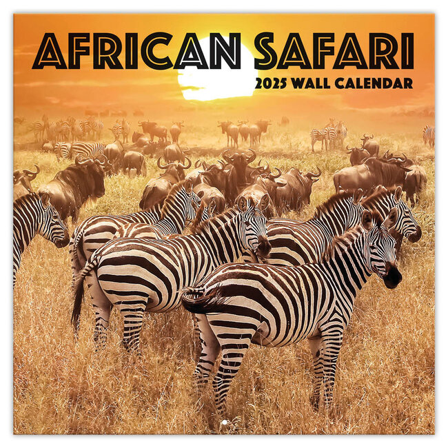 African Safari Calendar 2025