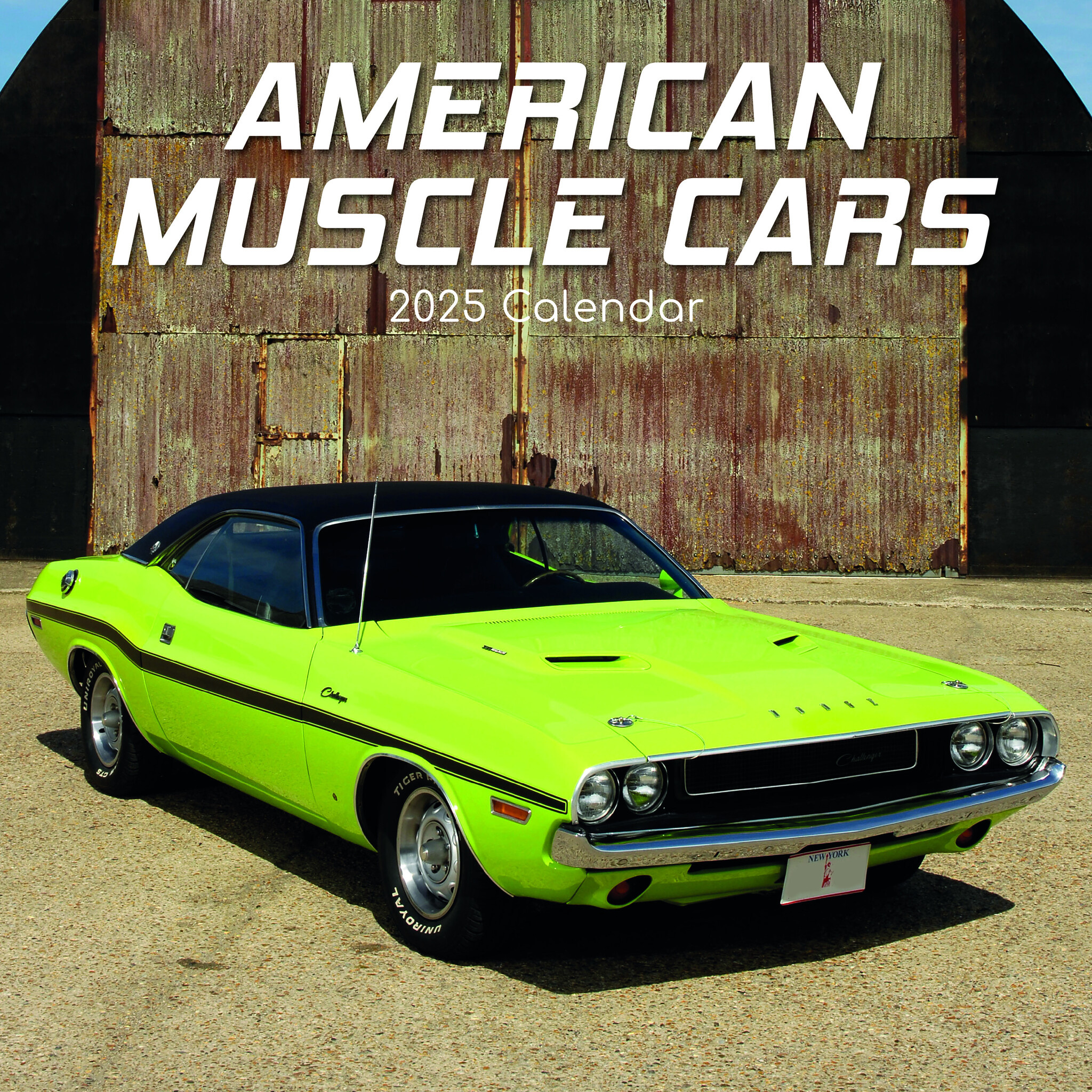 The Gifted Stationary American Muscle Cars Calendar 2025