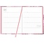 Agenda XL Flor Burbujas Rosa 2025