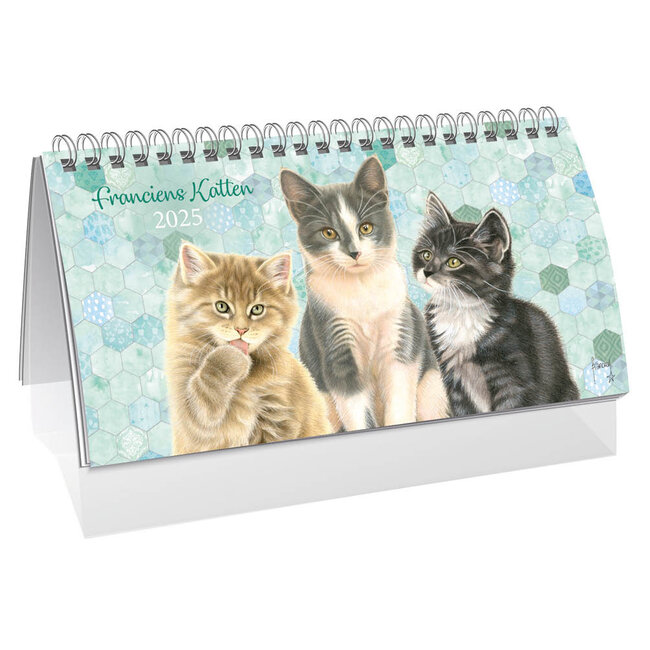 Comello Calendrier de bureau des chats de Francien 2025