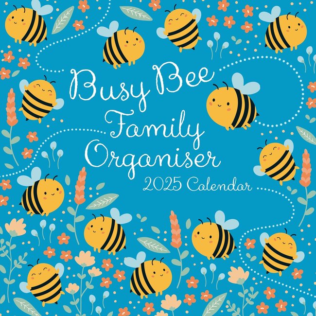The Gifted Stationary Busy Bee Familieplanner 2025
