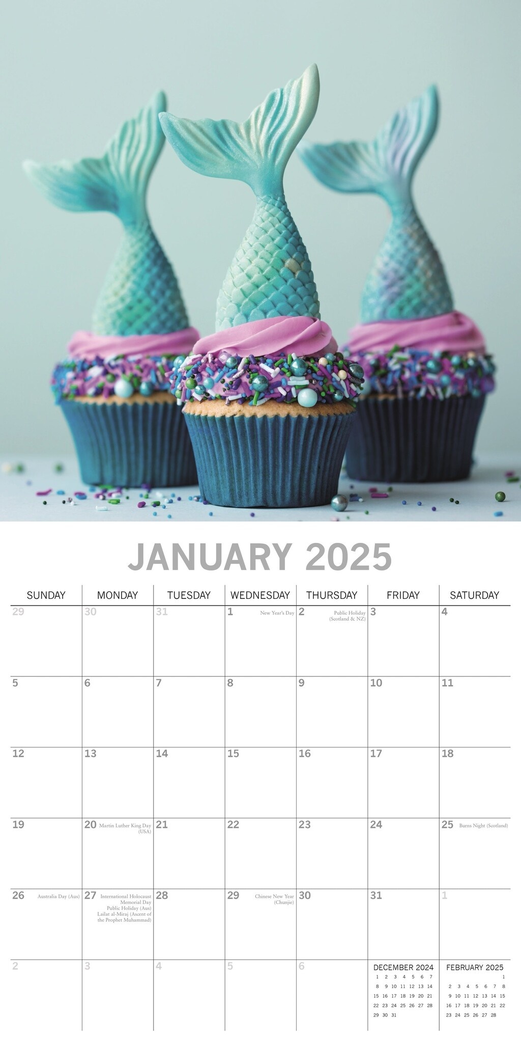 Buying Cupcakes Calendar 2025? Order online quickly and easily