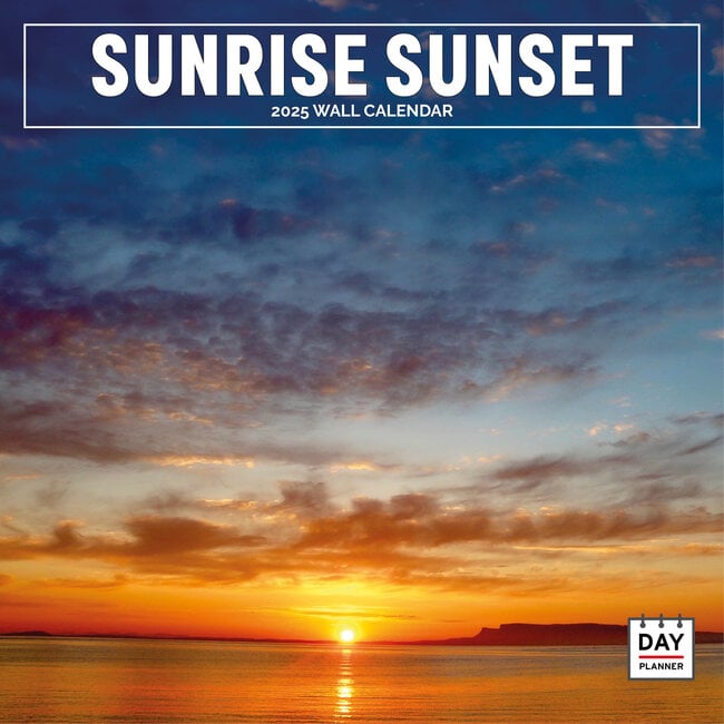 Dayplanner Sunrise Sunset Kalender 2025