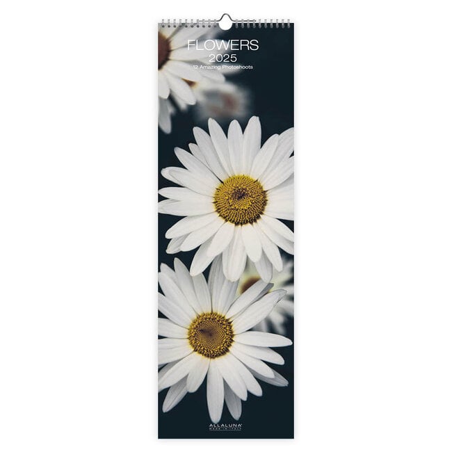 Blumen Slimline-Kalender 2025