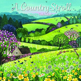 The Gifted Stationary A Country Stroll Calendar 2025