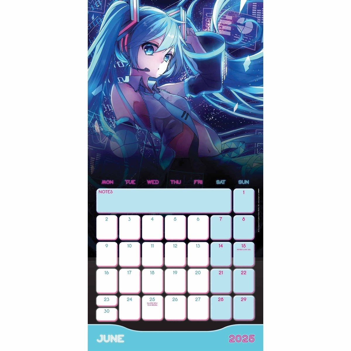 el Calendario Hatsune Miku 2025? Rápido y fácil en línea