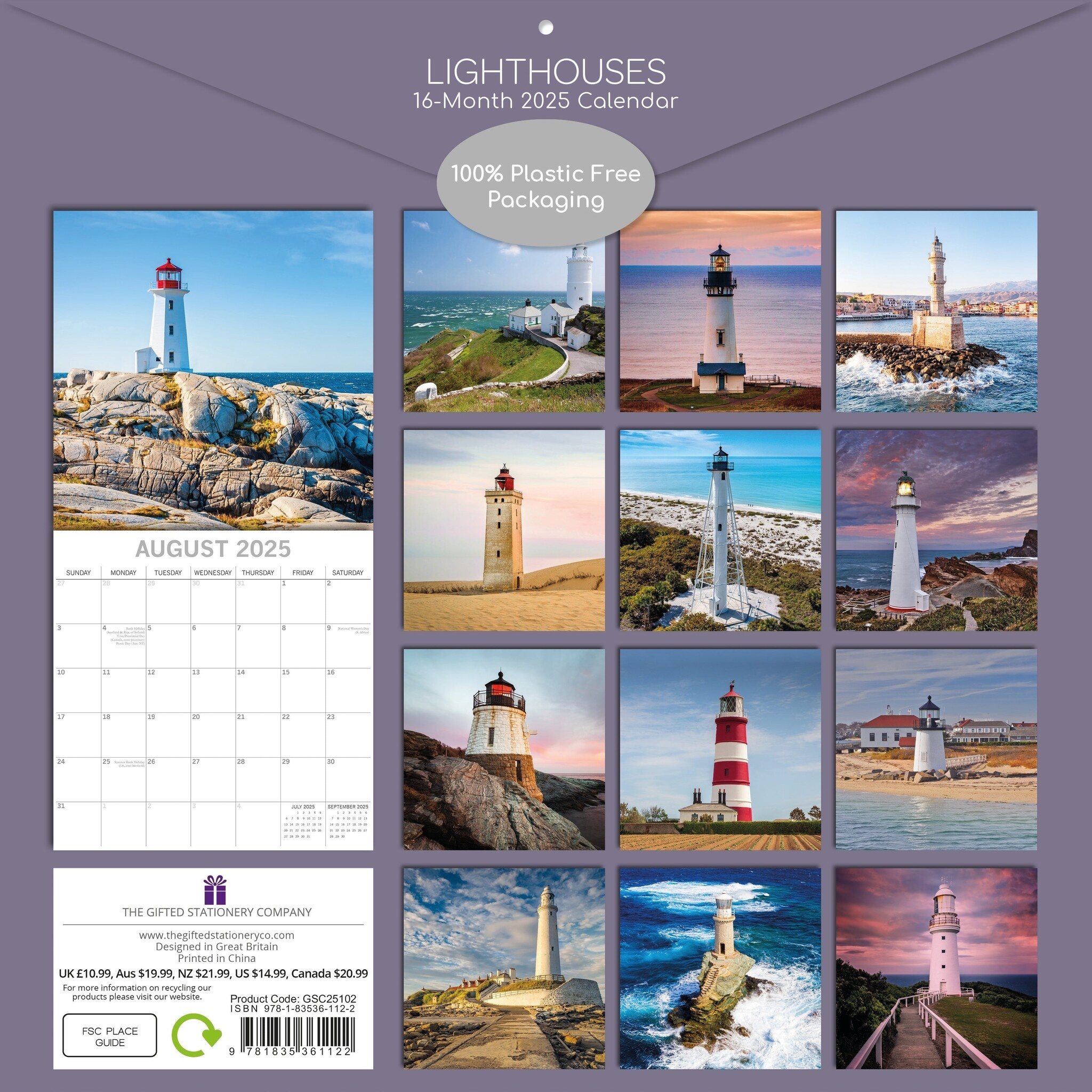 Buying Lighthouses Calendar 2025? Easily and quickly ordered online
