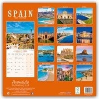 Avonside Calendrier Espagne 2025