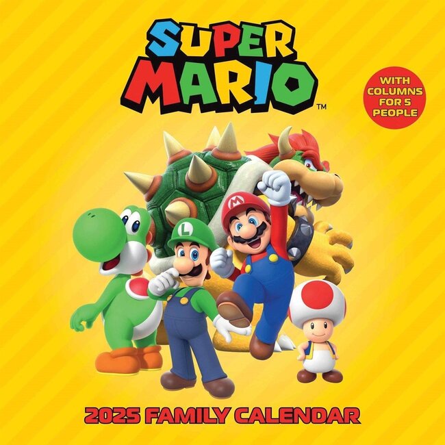 Super Mario Familie Planner 2025