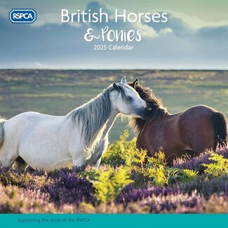 CarouselCalendars RSPCA, Britischer Kalender für Pferde und Ponys 2025