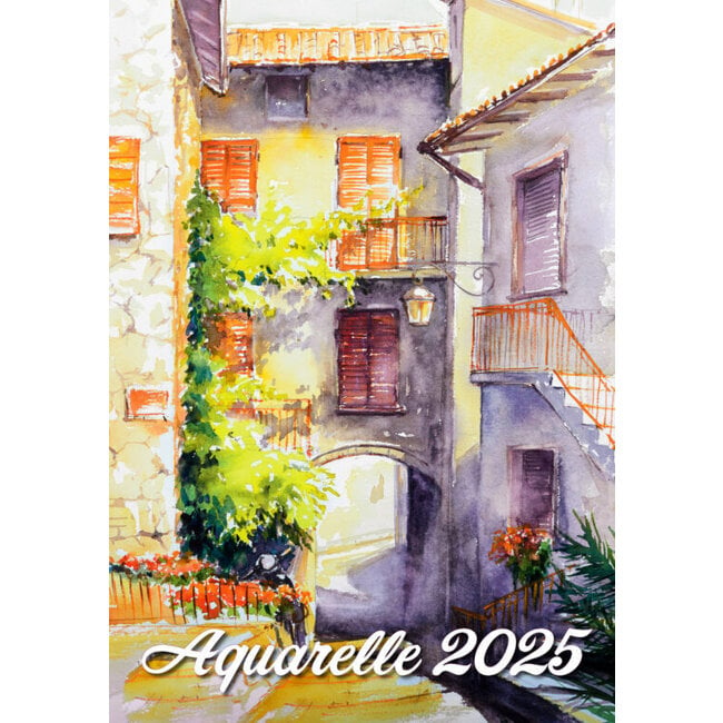 Aquarell-Kalender 2025
