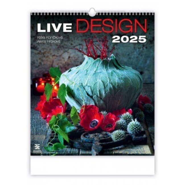 Helma Calendario de diseño vibrante 2025