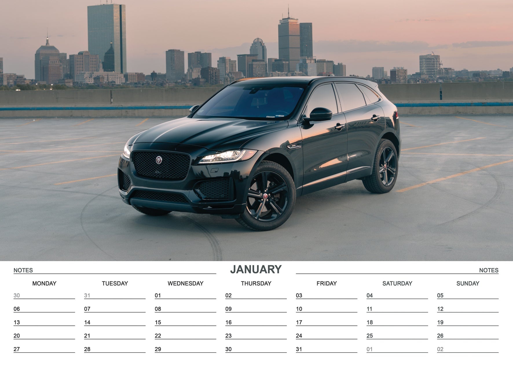 Jaguar Calendar 2025? Order easily and quickly Online.